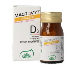 Macrovyt D3 di origine vegetale, integratore per ossa e sistema immunitario