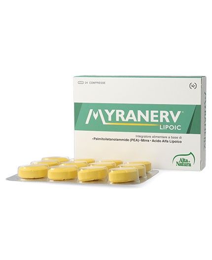 Myranerv Lipoic integratore con azione antinfiammatoria, antimicrobica, analgesica
