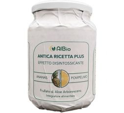 Succo di Aloe Arborescens "Antica Ricetta Plus", estratto di ananas e pompelmo, base formula di padre romano zago