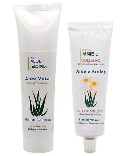 Kit S.O.S, cosmetica per un effetto lenitivo, sollievo, aloe vera, arnica